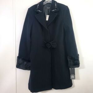 Coat Black Rivet Womens 10 Elagant Dressy Winter Church Party